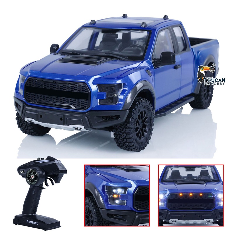 JDM 1:10 F150 RC Crawler Climbing Car Remote Controlled Off-road Vehicles RTR Sound Light System 610*220*215MM ESC Servo Motor 1PC RC Crawler