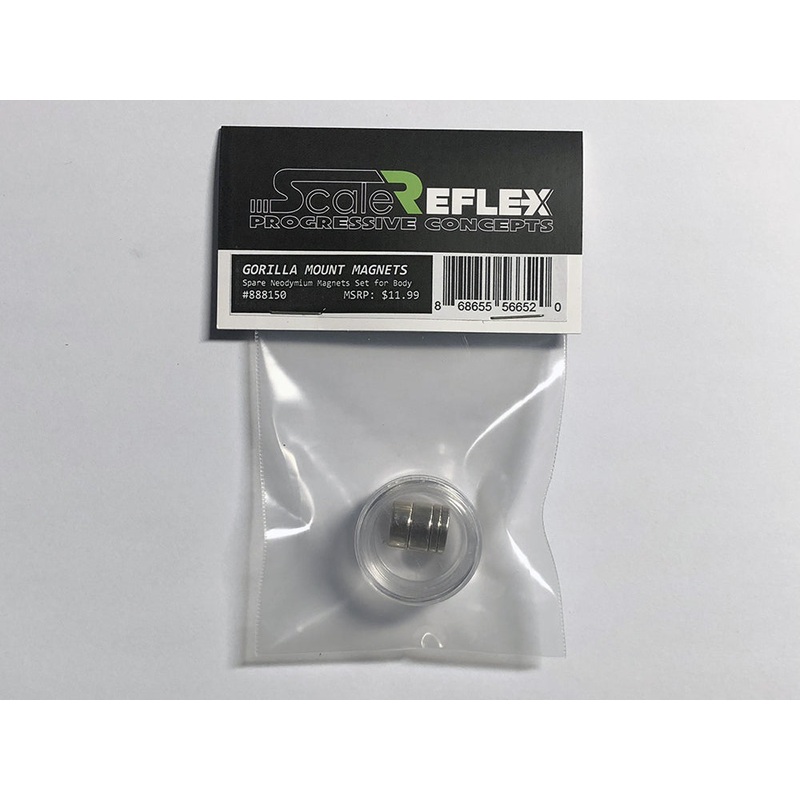 MAGNETS SET (FRONT&REAR) FOR Gorilla Stealth Magnet (4PC) *ULTRA STRONG* [Scale Reflex] 888150