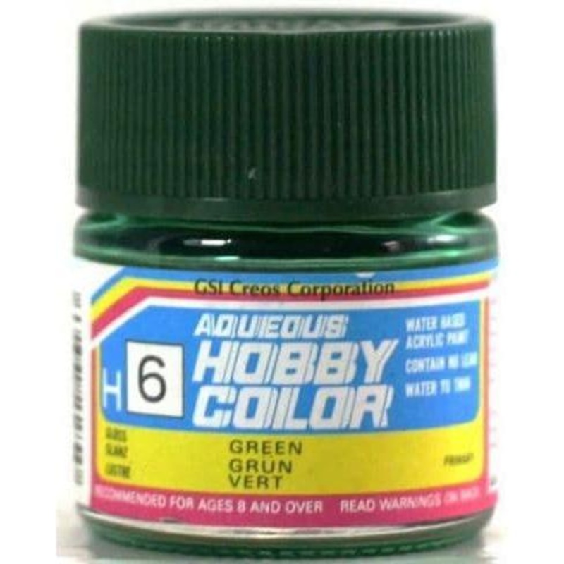 MR HOBBY Aqueous Gloss Green – H006 – Alternative to X-5