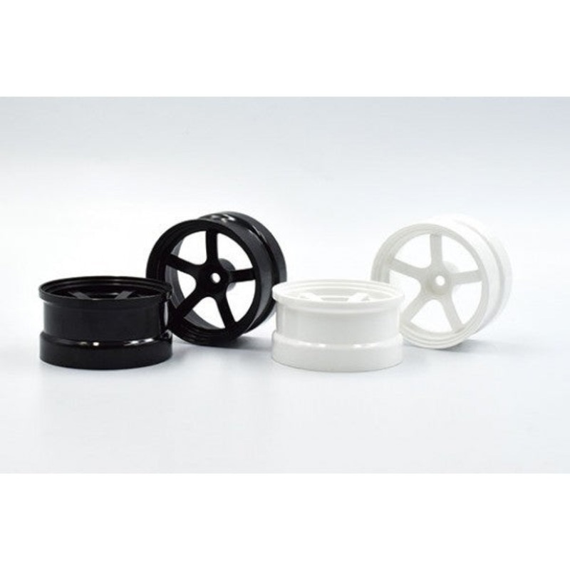 REVE D Drift Wheel DP5 (Black, Offset 8, 2pcs)(RW-DP5K8)