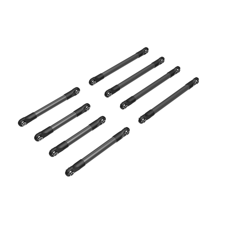 Traxxas TRX-4M Suspension Link Set F&R 6061-T6 Aluminum (Assorted Colors) Red