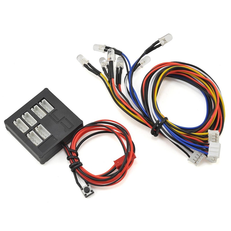 Yeah Racing Dark Drifter 6-Slot LED Light Kit w/Lights