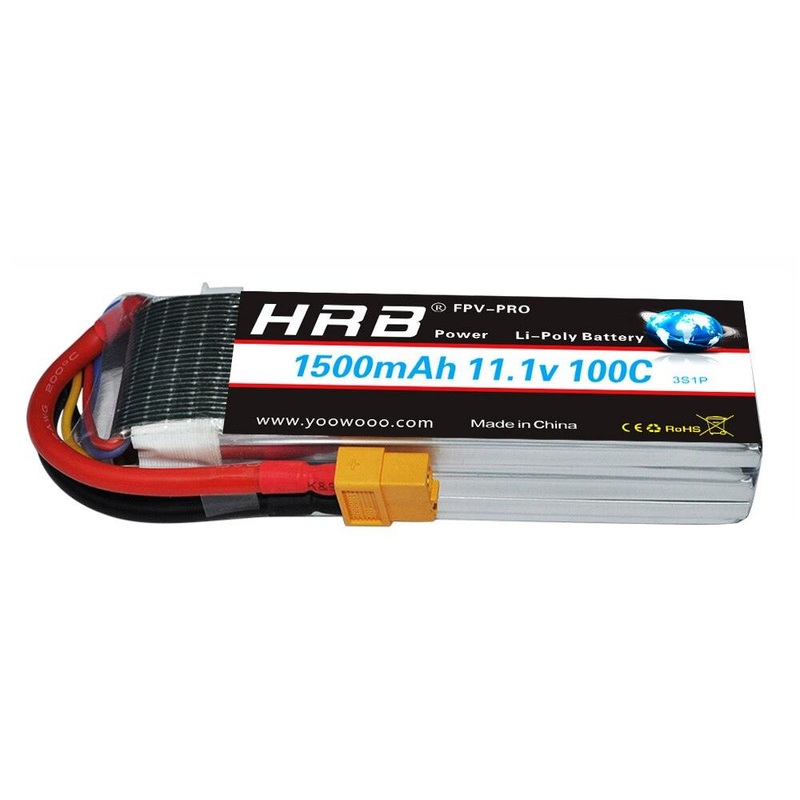 HRB 3S 11.1V 1500mah Lipo Battery – 100C 90x34x22mm For RC Product Like RC Quadcopter, Helicopter, Boat, Car, Airplane 1PCS XT60 China