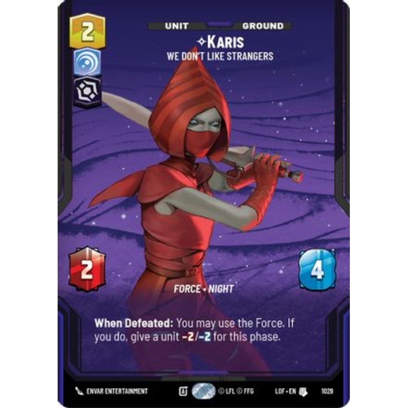 Karis – We Don’t Like Strangers (Prestige) (1029) – Legends of the Force Near Mint