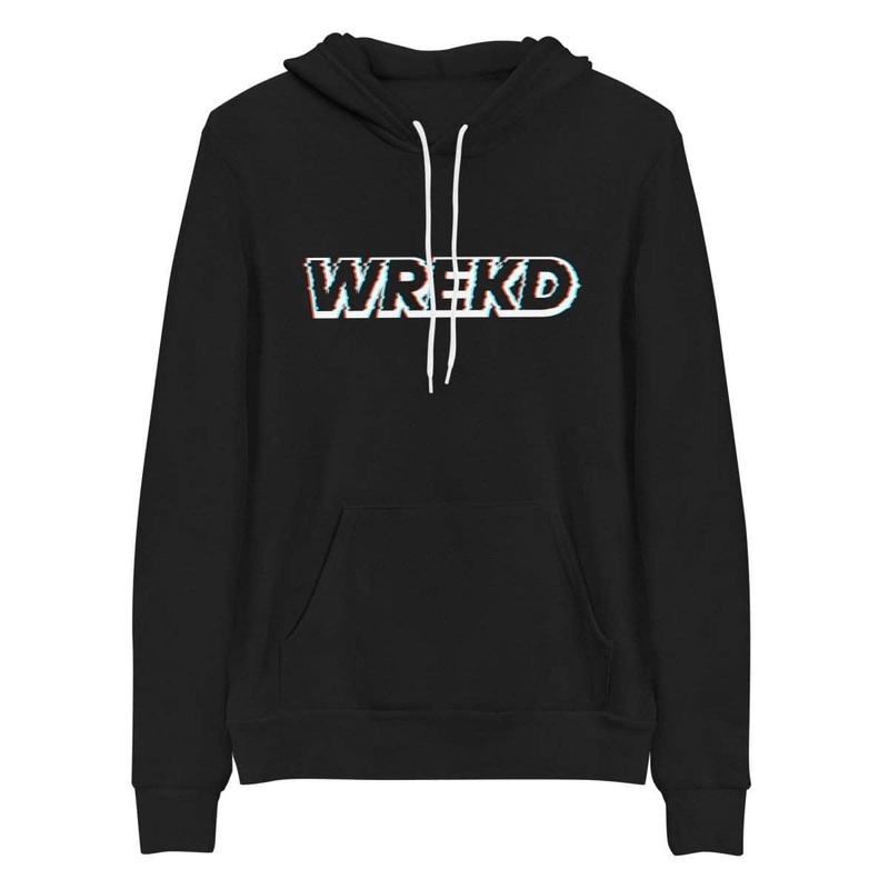 WREKD Analog OSD Unisex Logo Hoodie L
