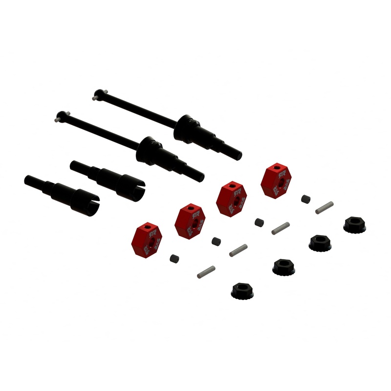 Arrma Metal Axle & Wheel Hex Set B (4pcs) – GROM ARA311231