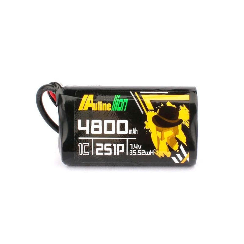 Auline 7.4V 2S 4800mAH 1C Li-Ion Battery for Fatshark Goggles – XT30 & Barrel Jack