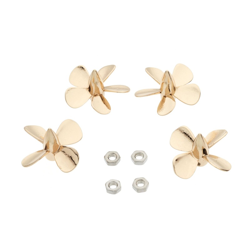 Bancroft USS North Carolina 1/200 Scale Propeller Set (4)