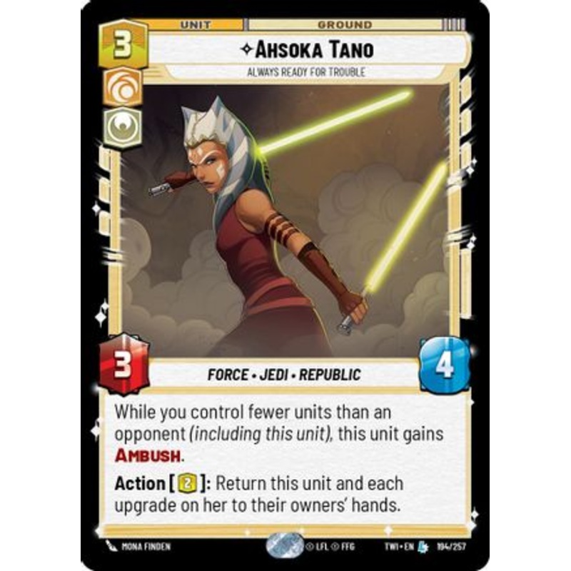 Ahsoka Tano – Always Ready For Trouble (194/257) – Twilight of the Republic