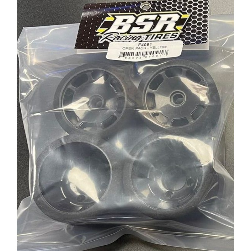F4091 – BSR Open Tire Set w/ Yellow Left Front (4091)