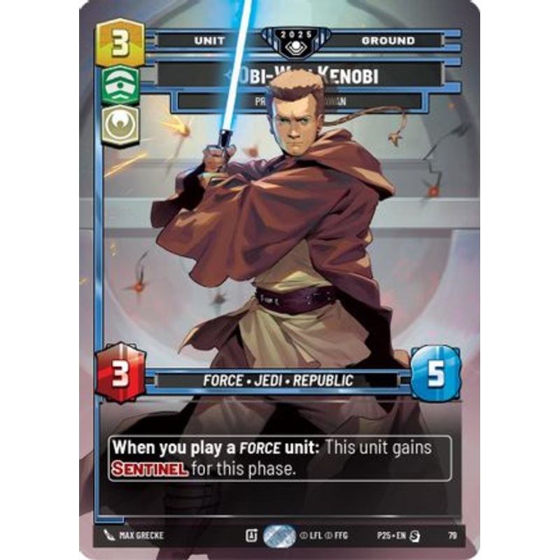 Obi-Wan Kenobi – Protective Padawan (79) – Organized Play Promos Foil Near Mint