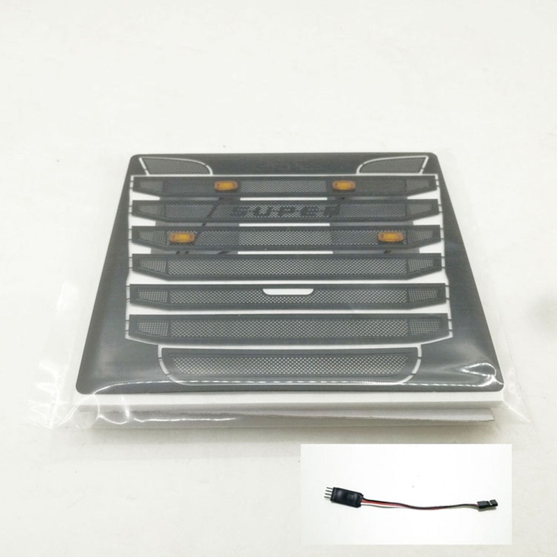 1/14 Metal Cabin Decorative Air Grille for RC Tractor Electric Car R730 Radio Controlled Truck Hobby Model DIY Parts Accessory Come WITHOUT Light Controller