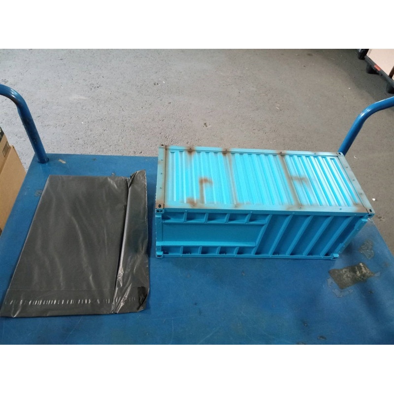 Second Hand US STOCK TOUCAN DIY 20ft Painted Container Box 1/14 Semi Trailer TAMIYA Tractor Truck