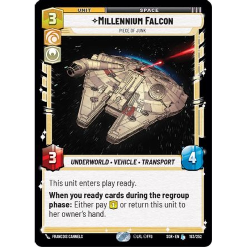 Millennium Falcon – Piece of Junk (193/252) – Spark of Rebellion