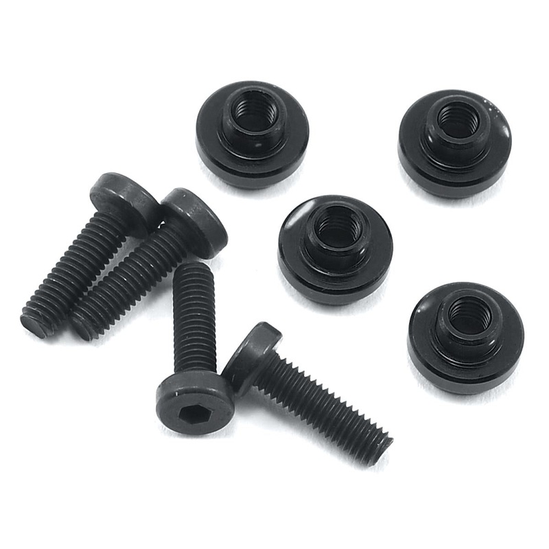 PTK-3040 ProTek RC Aluminum Servo Mount Grommet (Black) (4)
