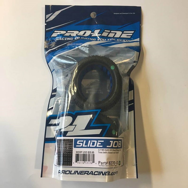 827002  Proline Slide Job M3 (Soft) Offroad Buggy Rear Tires