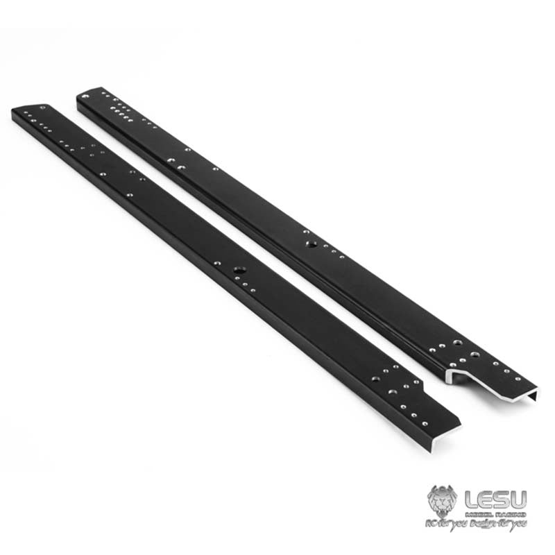 Metal Car Hopper Chassis Rail for 1/14 Scale LESU 6*6 RC Hydraulic Equipment Cylinder Remote Control Dumper Truck Spare Parts for Multi Section Cylinder