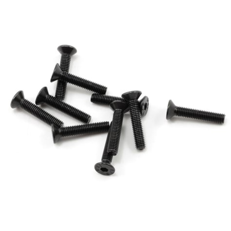 PTK-H-2207 ProTek RC 3x16mm “High Strength” Flat Head Screws (10) (Copy)