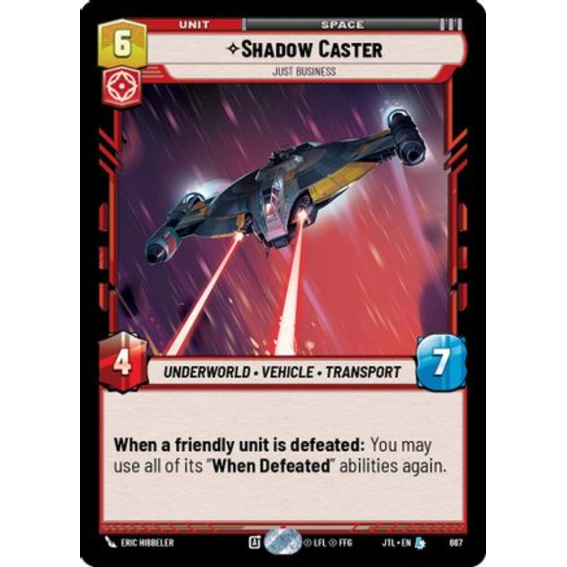 Shadow Caster – Just Business (Foil) (667) – Jump to Lightspeed Foil
