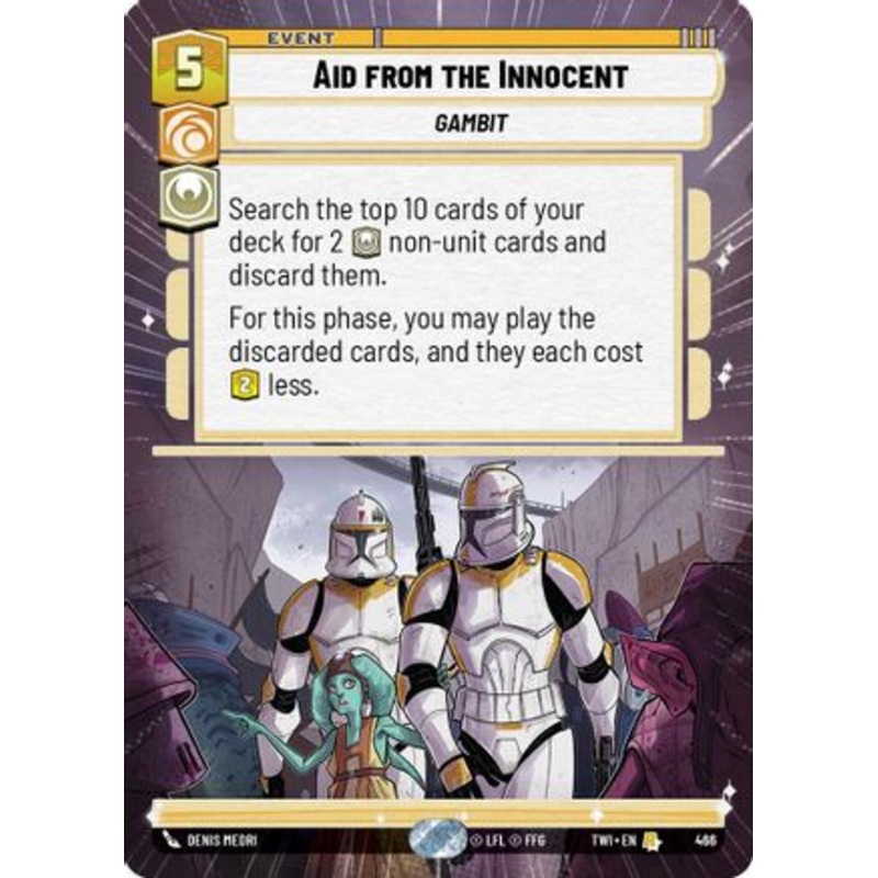 Aid from the Innocent (Hyperspace) (466) – Twilight of the Republic Foil