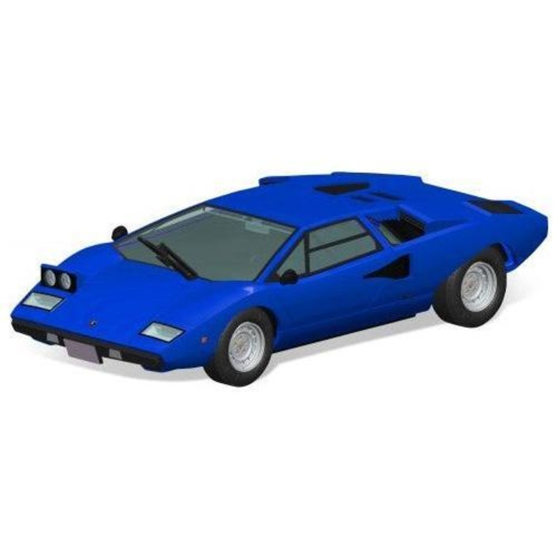 AOSHIMA 1/32 Lamborghini Countach LP400 (Blue)