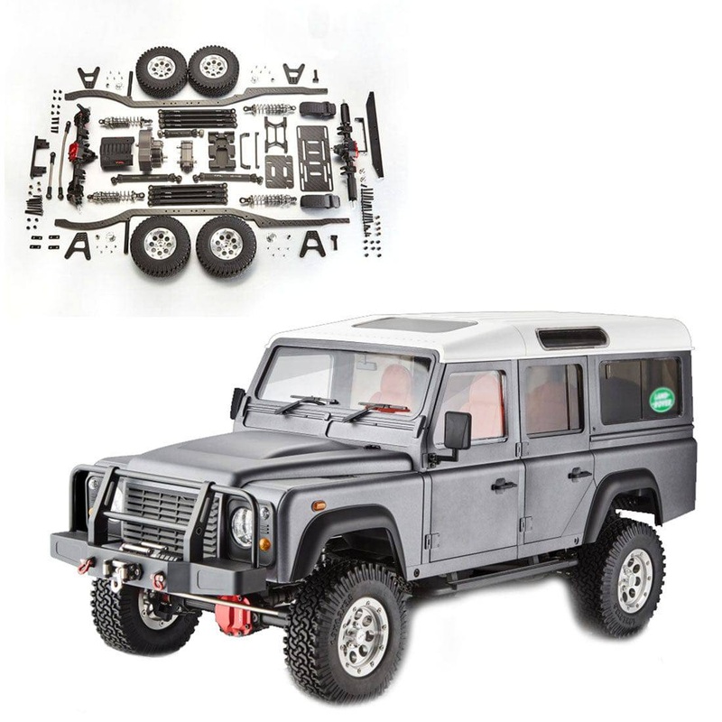 TFL C1704 Unpainted 1/10 Metal Climbing Car Frame with Car Shell KIT Version