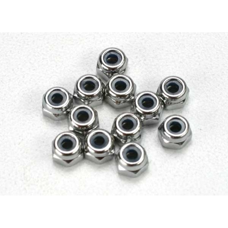 Traxxas 2.5mm Nylon Locknut (12)