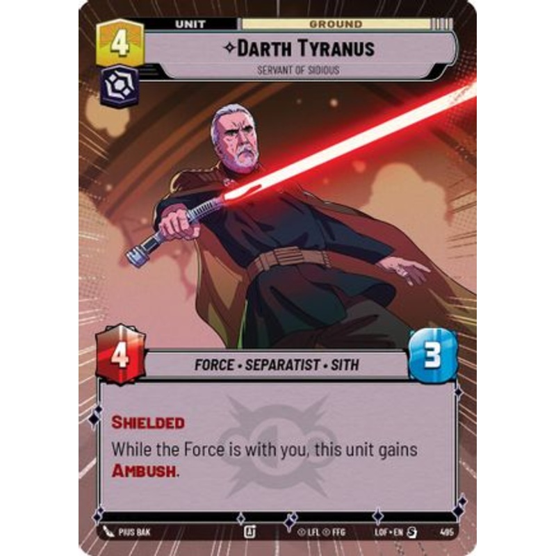 Darth Tyranus – Servant of Sidious (Hyperspace) (495) – Legends of the Force Near Mint