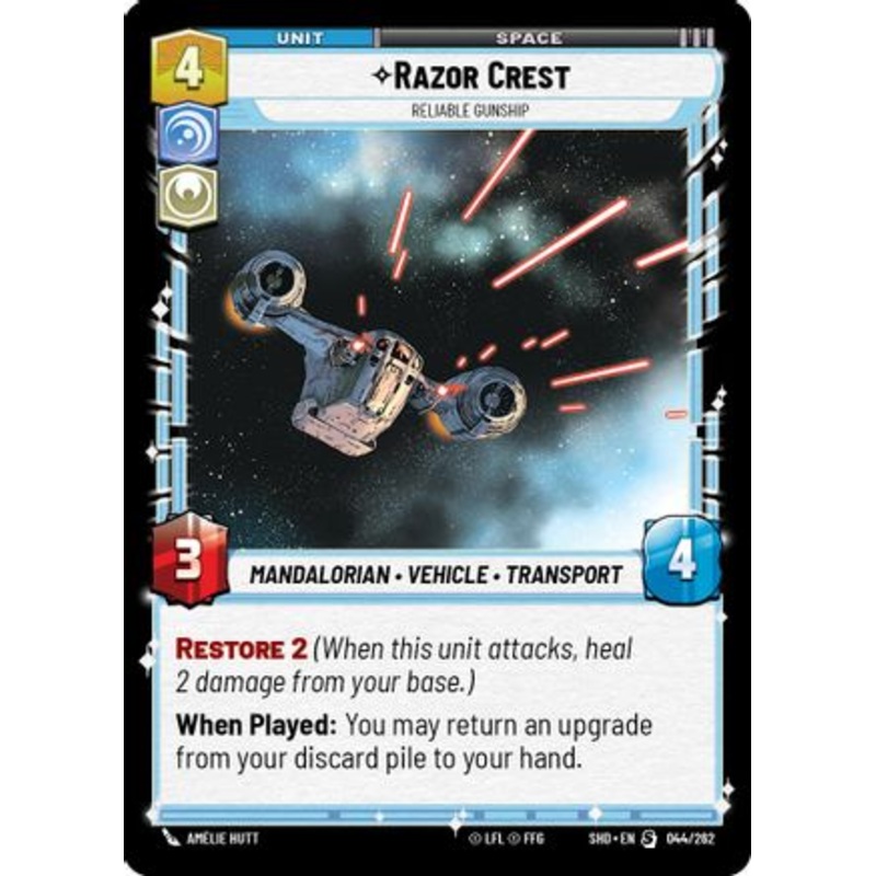 Razor Crest – Reliable Gunship (044/262) – Shadows of the Galaxy