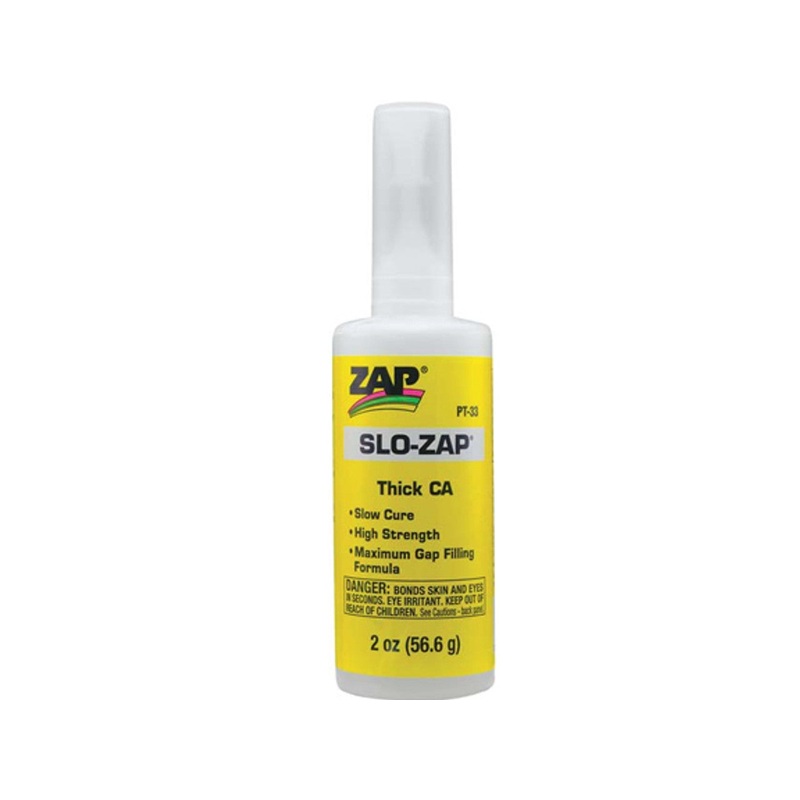 Zap Adhesives Slo Zap CA Glue 2 oz PT33 (THICK) [Zap] PT-33