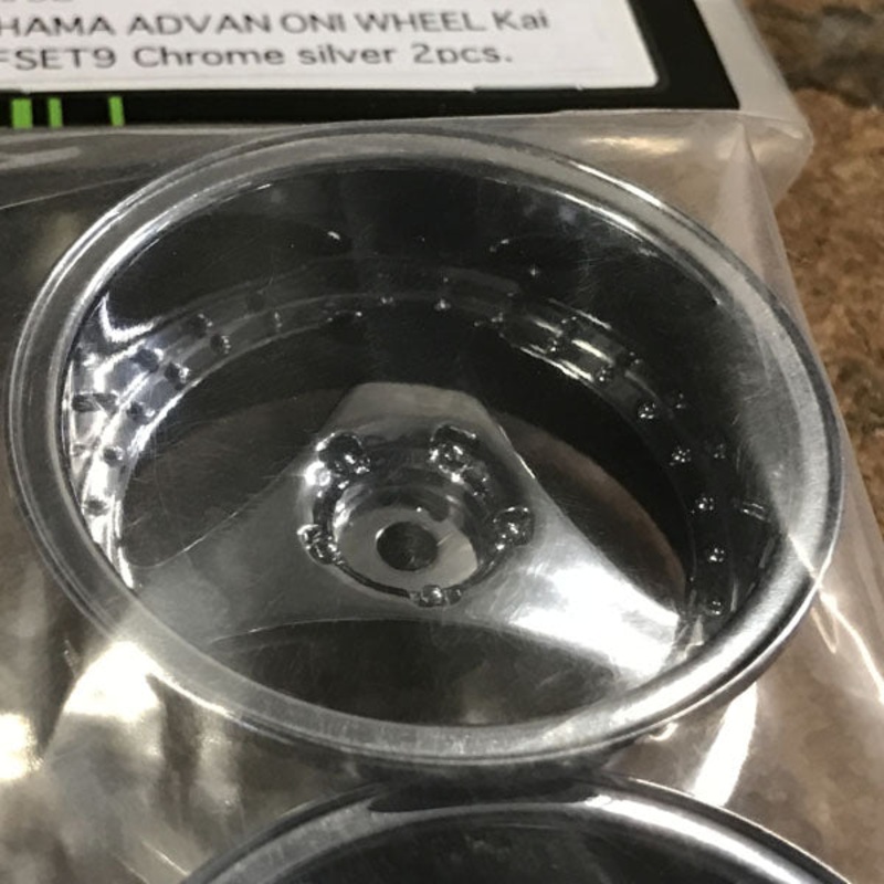 1/10 Advan Oni +5mm / +7mm (Chrome) Rims [Mikuni] DW-927CS DW-925CS 5mm