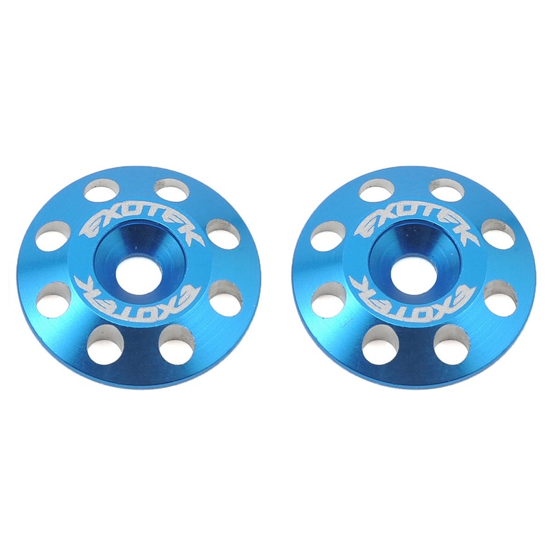 1678BLU – Exotek Flite V2 16mm Aluminum Wing Buttons (2) (Blue)