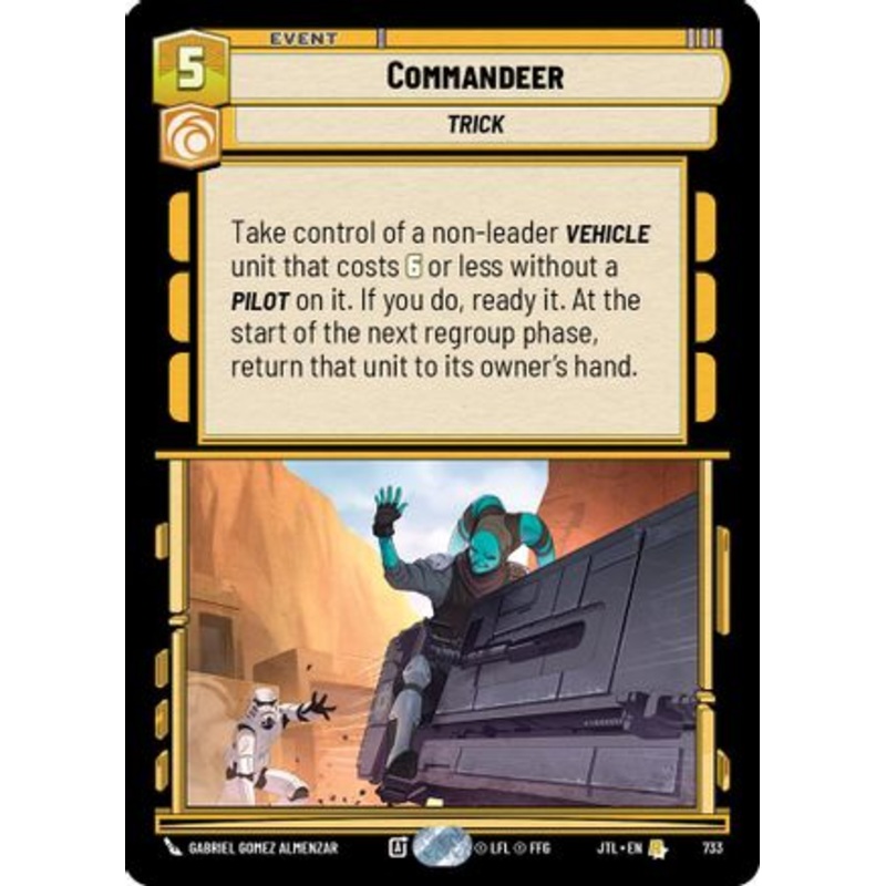 Commandeer (Foil) (733) – Jump to Lightspeed Foil