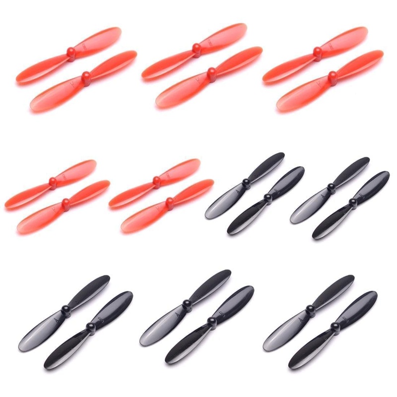 10 Pairs 55mm Blade Propeller – Prop for 7mm 8.5x20mm Coreless Motor DIY Micro RC Camera FPV Drone Quadcopter Accessories