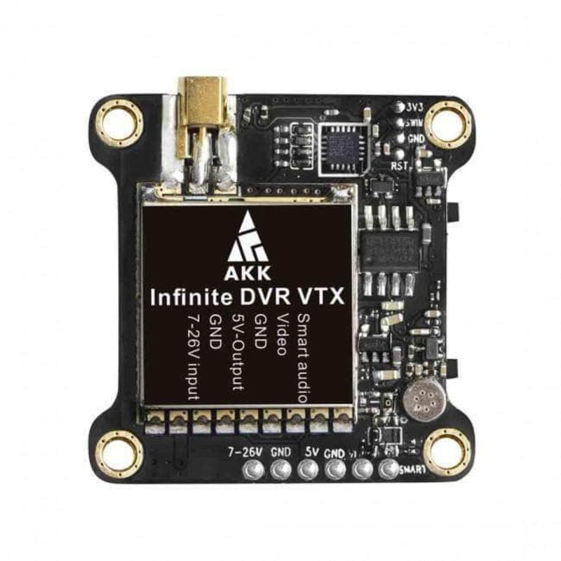 AKK Infinite DVR 30×30 25-1000mW 5.8GHz VTX – MMCX