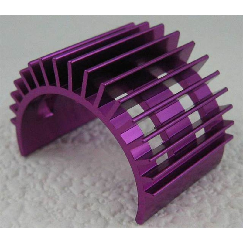ALUMINUM MOTOR HEATSINK (PURPLE) FOR COOLING [RC926] T4-MH01PL