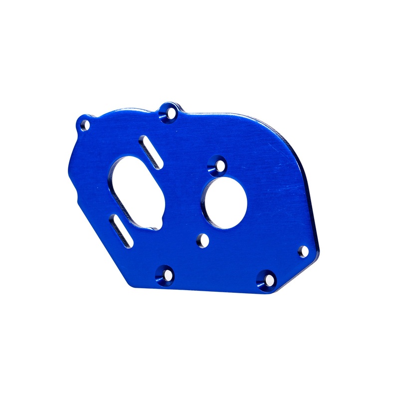 Traxxas Magnum 272R 3mm Aluminum Motor Plate (Blue)