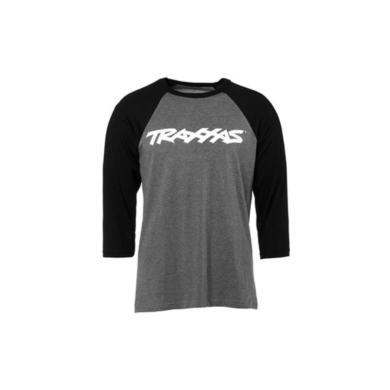 Traxxas Raglan Shirt Gray/Blk Small