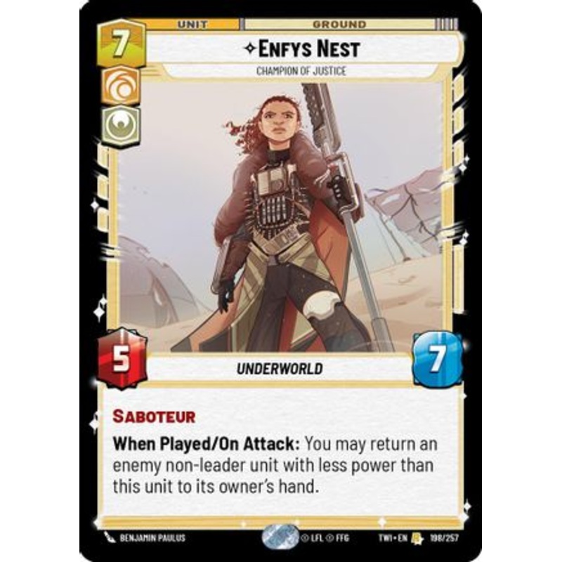 Enfys Nest – Champion of Justice (198/257) – Twilight of the Republic