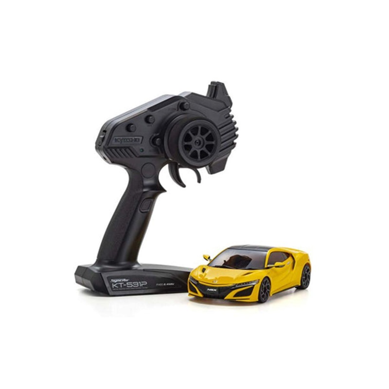 Kyosho RC Car MR-03 Mini-Z RWD ReadySet w/NSX 130R (Yellow Pearl) w/2.4GHz Radio