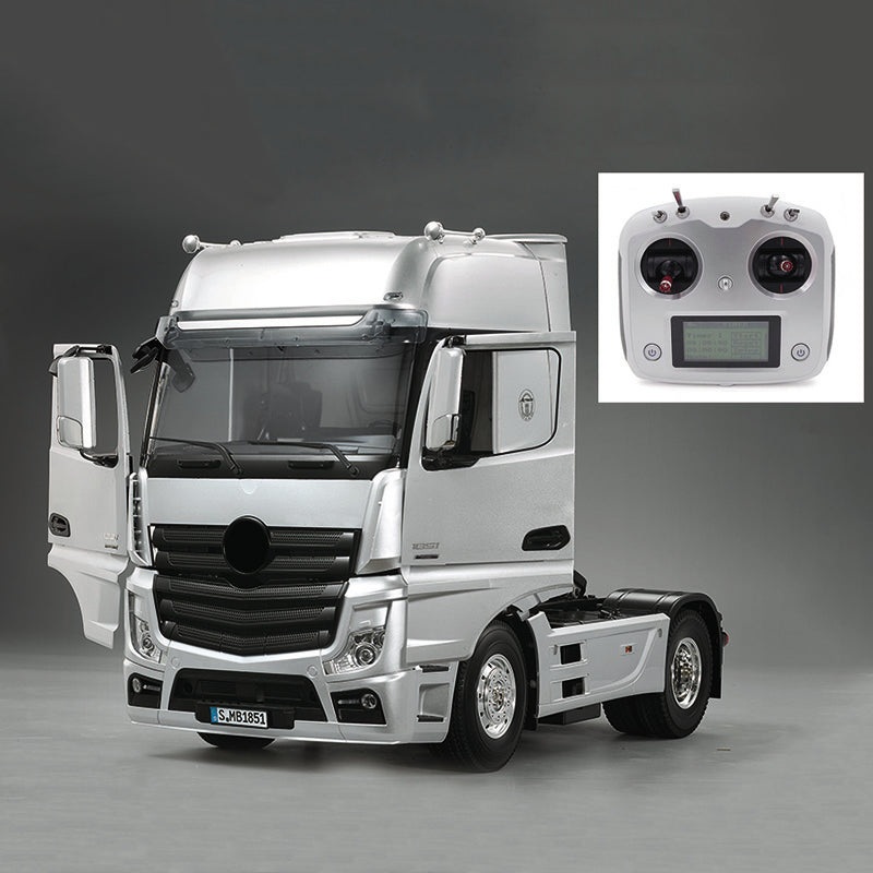1/14 Toucan Hobby 4*2 Highline RC Tractor Truck Remote Controlled Trailer Model 1851 KIT Open Door Version DIY Parts Toy Gift 1PC 4X2 Tractor Truck Comes WITH Motor & ESC & Servo & Radio System WITHOUT Battery & Charger & Light & Sound