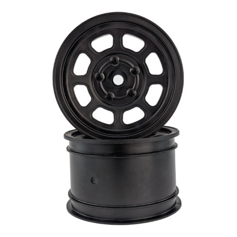 DER-DSB-ARBSpeedway Buggy Wheels for Associated B6 / TLR 22 / Customworks 4 / Rear / BLACK / 4pcs