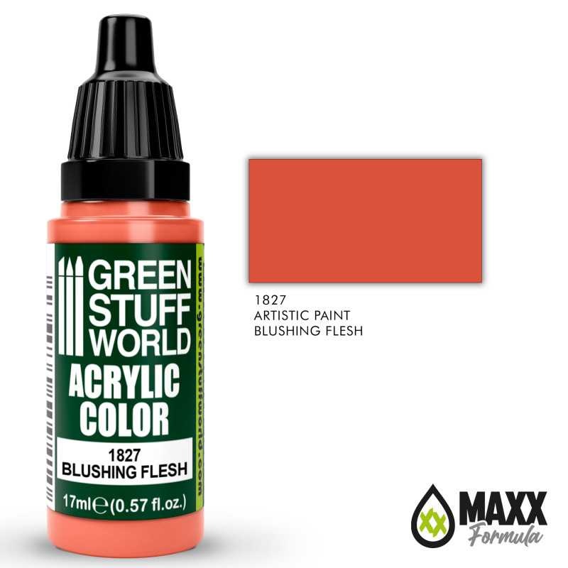 GREEN STUFF WORLD Acrylic Color – Blushing Flesh 17ml