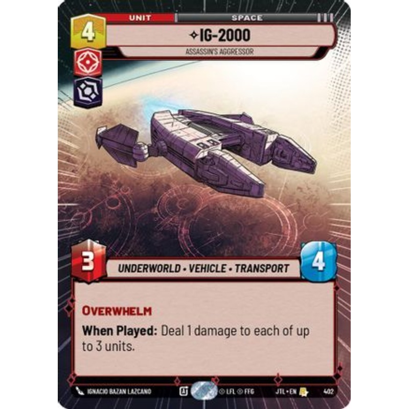 IG-2000 – Assassin’s Aggressor (Hyperspace) (402) – Jump to Lightspeed