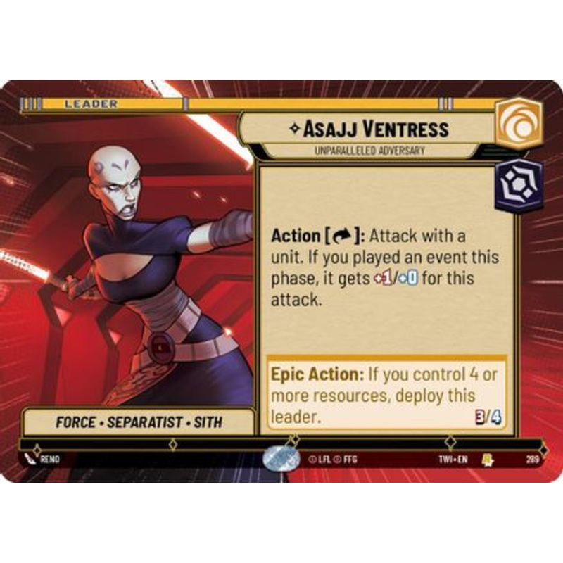 Asajj Ventress – Unparalleled Adversary (Hyperspace) (289) – Twilight of the Republic