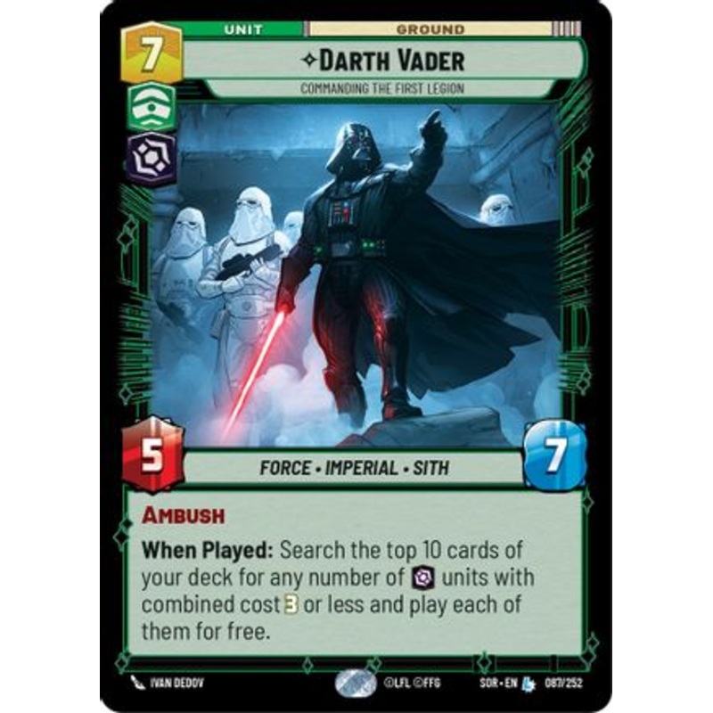 Darth Vader – Commanding the First Legion (087/252) – Spark of Rebellion
