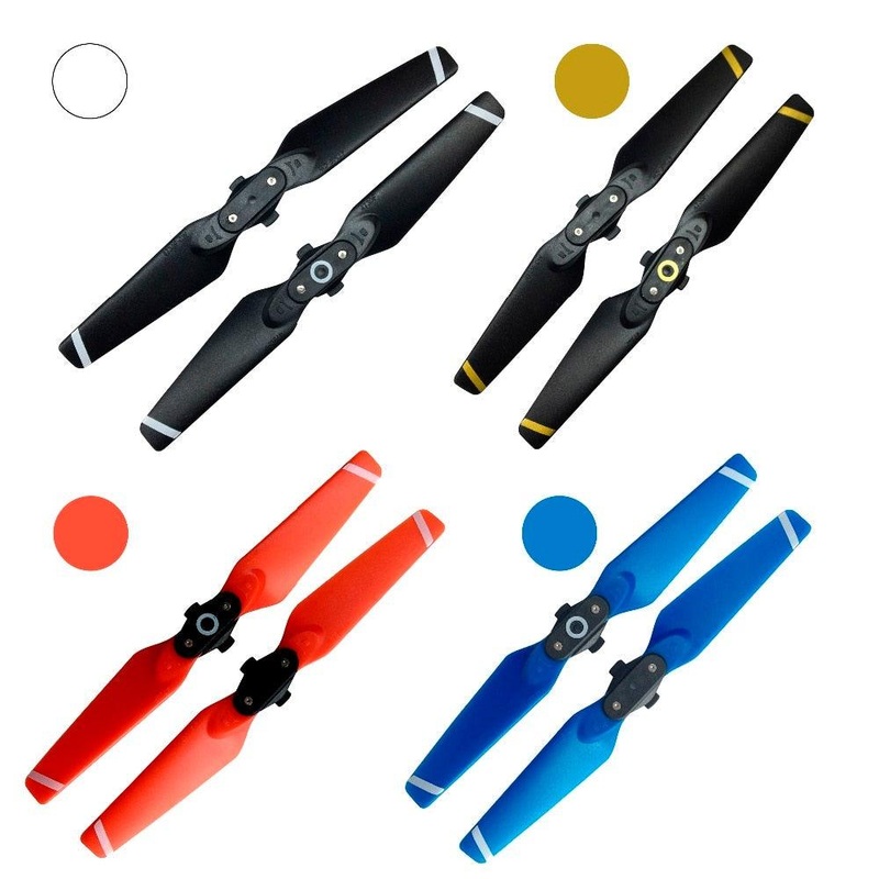 8pcs Replacement Propeller for DJI Spark Drone Accessories Folding 4730 Blades Spare Parts 4730F Quick Release Props CW CCW Prop white gold stripe