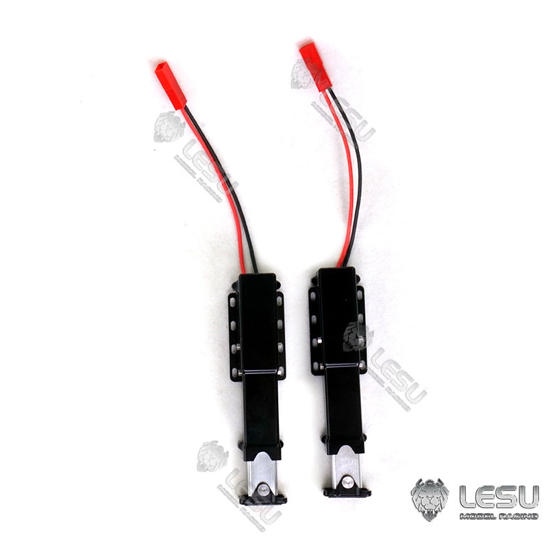 US STOCK 2PC LESU Metal Electric Lifting Legs Spare Part for 1/14 Remote Controlled Hydraulic Trailer Truck DIY TAMIYA Cars Model