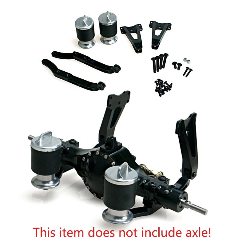 US STOCK LESU Spare Part Pneumatic Suspension Set DIY for Rear Axles Radio 1/14 RC Tractor Truck Controlled Car Model DIY Construction Vehicle Parts
