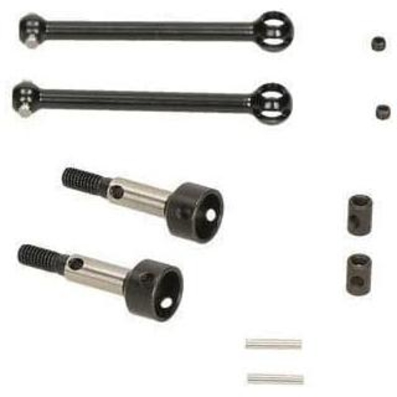 (Clearance Item) HB RACING Universal Drive Shaft (Ver.2/Black/2Pcs)